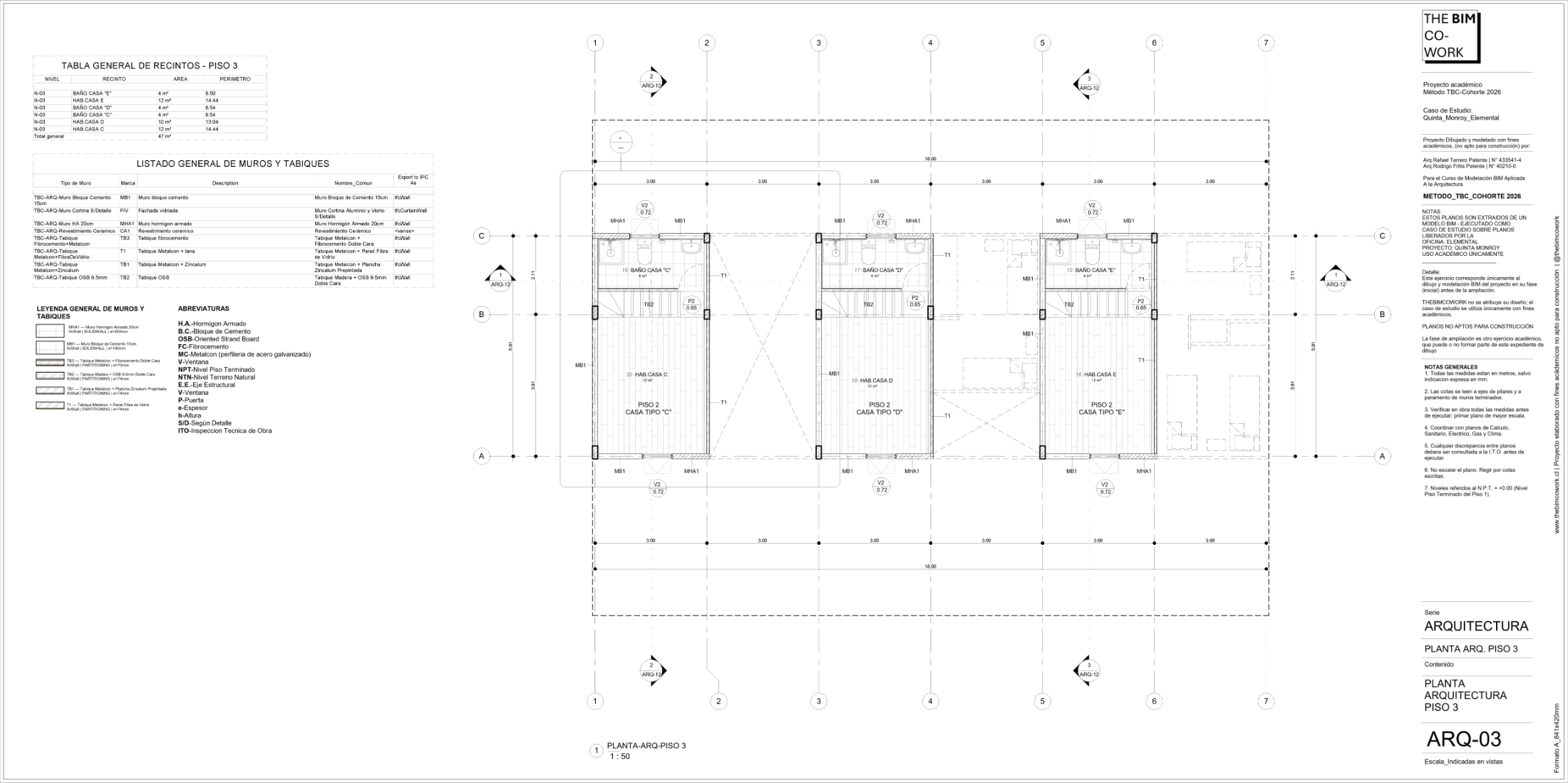 Lámina ARQ-03